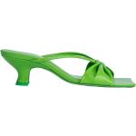 Zapatos verdes de cuero de tacón rebajados By Far talla 40 para mujer 