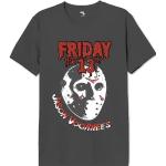 Friday the 13th Uxfridmts001 Camiseta, Gris Oscuro, M para Hombre