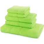 Juegos de toallas verdes de algodón lavable a máquina Frottana 30x50 