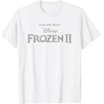 Camisetas blancas de encaje con encaje  Frozen con logo talla S para hombre 