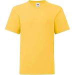Fruit of the Loom Iconic Camiseta para niños, Girasol amarillo, 128