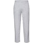 Pantalones grises de algodón Oeko-tex de traje tallas grandes Fruit of the Loom talla XXL de materiales sostenibles 