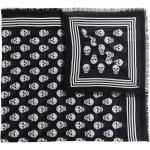 Pañuelos Estampados negros de modal Alexander McQueen Talla Única para mujer 