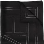 Pañuelos Estampados negros de seda con logo Talla Única para mujer 