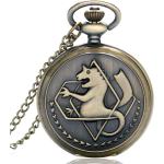 Fullmetal Alchemist Reloj de bolsillo de cuarzo analógico Vintage regalos de moda