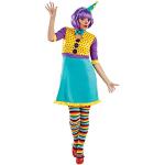 Disfraces multicolor de cosplay con rayas talla L para mujer 