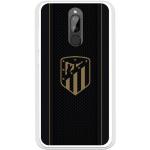 Funda para Xiaomi Redmi 8 del Atleti Escudo Dorado Fondo Negro - Licencia Oficial Atlético de Madrid