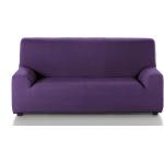 Fundas lila de algodón para sofá 
