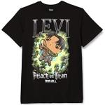Funko Boxed tee: Attack On Titan: Levi Ackerman - Medium - Camiseta, Franela - Ropa - Idea Manga Corta para Adultos Hombres y Mujeres- Mercancia Oficial