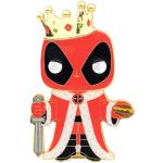 Loungefly Funko POP Pin De Esmaltes: Deadpool - King Deadpool - Broche Imperdible Coleccionable - Para Mochilas & Bolsas - Idea Para Regalo - Mercancía Oficial - Fans De Comic Books