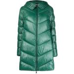 Abrigos verdes de poliester con capucha  manga larga impermeables con logo HUGO BOSS BOSS talla L de materiales sostenibles para mujer 