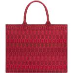 Tote bags rojas rebajadas étnicas con logo FURLA para mujer 