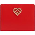 Billetera rojas de piel rebajadas con logo FURLA para mujer 