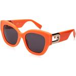 FURLA SFU596 Gafas, Shiny Full Orange, 52 para Mujer