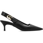 Zapatos negros de goma de tacón con logo FURLA talla 37 para mujer 