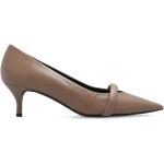 Zapatos marrones de goma de tacón con logo FURLA talla 38 para mujer 