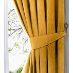 Persianas & cortinas amarillas de poliester rebajadas 