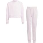 Pantalones rosas de fitness con logo adidas para mujer 