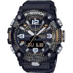 Relojes negros de acero inoxidable de pulsera con brújula con altímetro digital Casio G-Shock 