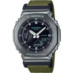 Relojes grises de metal de pulsera con correa de tela Casio G-Shock 