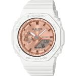 Relojes blancos de oro rosa de pulsera Casio G-Shock 