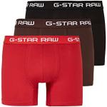 Calzoncillos bóxer burdeos rebajados Clásico con logo G-Star Raw talla XL para hombre 