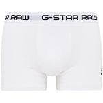 Calzoncillos bóxer blancos rebajados Clásico con logo G-Star Raw talla S para hombre 