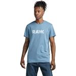 Camisetas azules de manga corta rebajadas manga corta con cuello redondo G-Star Raw talla S para hombre 
