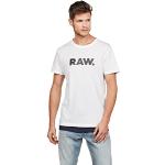 Camisetas estampada blancas rebajadas G-Star Raw talla L para hombre 