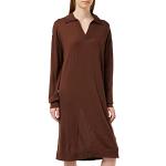 G-Star RAW Knitted Polo Kleid, Vestido para Mujer, Marrón (chocolate lab D22133-B692-D312), S