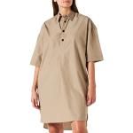 G-Star RAW Shirt Kleid Short Sleeve, Vestido para Mujer, Beige (tree house D21884-C894-C941), M