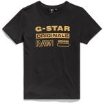 G-STAR RAW Kids T-Shirt G-Star Originals Camiseta, Negro Dk Black D24912-01-6484, 16 años para Niños