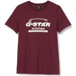 G-STAR RAW Kids T-Shirt Raw Comfort Camiseta, Rojo (Dk Amarena D24998-01-g666), 6 años para Niños