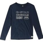 G-STAR RAW Kids Long Sleeve T-Shirt G-Star Originals Camiseta, Azul Salute D25002-01-c742, 14 Años para Niños