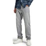 Jeans grises de corte recto rebajados ancho W31 G-Star Raw desteñido para hombre 