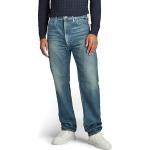 Jeans azules de corte recto rebajados ancho W29 G-Star Raw desteñido para hombre 