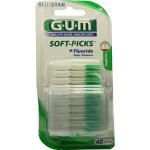 G.U.M Soft-Picks +Fluoride palillos de dientes regular 40 ud