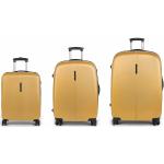 Set de maletas amarillas rebajadas con ruedas Gabol Paradise 