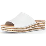 Sandalias blancas de sintético de cuero Gabor talla 40 para mujer 