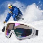 Gafas grises de plástico de snowboard  para mujer 