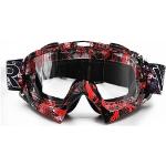 Gafas de moto Máscara de motocross, enduro, esquí, snowboard, cortavientos, antipolvo y antiarañazos - Mod.01 Lente trasparente