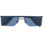 Gafas azules de metal de sol con logo Armani Emporio Armani para hombre 