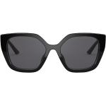 Gafas negras de acetato tallas grandes con logo Prada Eyewear talla 6XL para mujer 