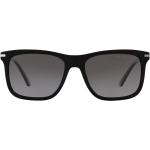 Gafas polarizadas negras de acetato con logo Prada Eyewear talla 3XL para hombre 