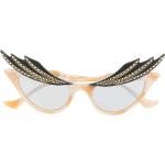 Gafas polarizadas doradas de acetato con logo Gucci talla 5XL para mujer 
