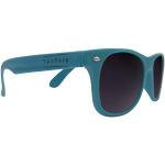 Gafas de sol para niños, color azul turquesa brillante, marco turquesa brillante con lente UV400