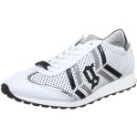 Galliano 640854 - Zapatos de Cordones de Cuero para Hombre, Color Blanco, Talla 40