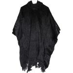 Abrigos negros de alpaca con capucha  formales Talla Única para hombre 