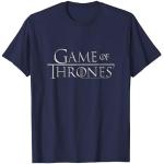 Camisetas azules de encaje Juego de Tronos El trono de hierro con logo talla S para hombre 