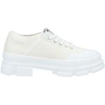 Zapatos blancos de goma con puntera redonda con tacón cuadrado formales Ganni talla 41 para mujer 